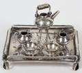 NAVAJO STERLING MINIATURE TEA SET