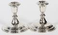 D S SPAULDING CO STERLING CANDLESTICKS PAIR