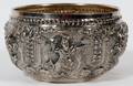 THAI SILVER REPOUSSE BOWL