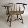 Writing arm windsor chair