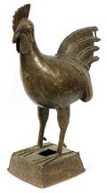 AFRICAN BENIN BRONZE ROOSTER