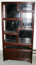 3155 CHINESE HONGMU DISPLAY CABINETS 19TH CENTURY PA