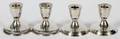 DUCHIN STERLING WEIGHTED CANDLESTICKS PAIR