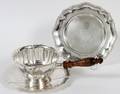 LUNT EARLY DUBLIN DESIGN STERLING SAUCE BOWL SET