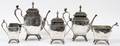 ROGERS SMITH SILVER PLATE TEA SET 5 PCS 1875