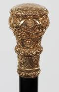 GOLDFILLED WALKING STICK 1898