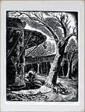 CHARLES F SURENDORF WOOD ENGRAVING