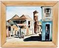 HA Palmer Oil on CanvasVillage Scene
