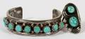 STERLING  TURQUOISE CUFF BRACELET AND RING