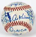 1987 DETROIT TIGERS TEAM SIGNED BASEBALL