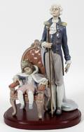 LLADRO PORCELAIN FIGURE GROUP ROYAL SLUMBER