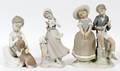 LLADRO PORCELAIN FIGURES OF CHILDREN THREE