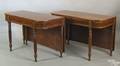 Delaware Valley Sheraton cherry twopart dining table ca 1820