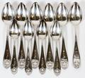 AMERICAN COIN SILVER SPOONS MID 19TH C TEN