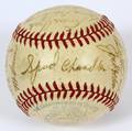 1942 NEW YORK YANKEES TEAM SIGNED BASEBALL