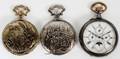 SILVERPLATE  OTHER POCKET WATCHES THREE
