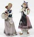 LLADRO PORCELAIN FIGURES OF GIRLS TWO
