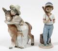 LLADRO PORCELAIN FIGURINES 2 PCS