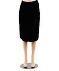 Vintage Valentino Black Velvet Wrap Skirt Size 10