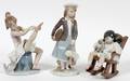 LLADRO PORCELAIN FIGURES OF GIRLS THREE