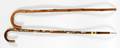 BAVARIAN WALKING STICK CANES W 22 HIKING MEDALS
