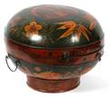 CHINESE WOOD ROUND BOX