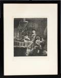 AFTER REMBRANDT VAN RIJN ETCHING