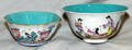 3244 CHINESE FAMILLE ROSE ENAMELED PORCELAIN BOWLS