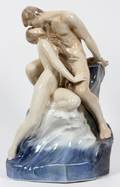 ROYAL COPENHAGEN PORCELAIN FIGURE GROUP