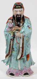 CHINESE PORCELAIN SAGE