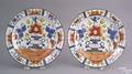 Two Gaudy Dutch plates 19th c