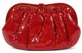 COLOMBETTI RED SNAKESKIN BAG