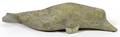 INUIT CARVED STONE BELUGA WHALE