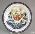 Gaudy Dutch plate 19th c