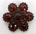 BOHEMIAN GARNET PIN