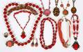 VINTAGE  CONTEMPORARY COSTUME JEWELRY 14 PIECES