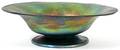 TIFFANY STYLE IRIDESCENT GLASS BOWL
