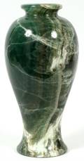 GREEN MARBLE VASE