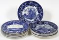 WEDGWOOD HISTORICAL BLUE TRANSFER PLATESC 1920