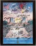PRESIDENT BILL CLINTON INAUGURAL AUTOGRAPHED POSTER