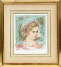 EDNA HIBEL ENHANCED LITHOGRAPH C 1985