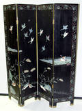 3281 COROMANDEL FOUR FOLD CHINESE SCREEN H 72 W 64