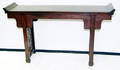 3271 CHINESE TEAKWOOD TEMPLE TABLE CIRCA 1900 H 35