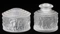 LALIQUE ENFANTS FROSTED GLASS BOX PERFUME BOTTLE