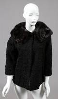 PERSIAN LAMB JACKET W FUR COLLAR