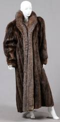 LAZARES OF WINDSOR FULLLENGTH BEAVER FUR COAT