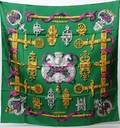 HERMES FERRONNERIE SILK SCARF