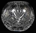 CUT CRYSTAL ROSE BOWL