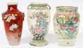 SATSUMA JAPANESE POTTERY VASES CIRCA 1900