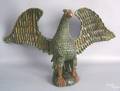 Carved wooden eagle in the manner of Schimmel by Keith Collis